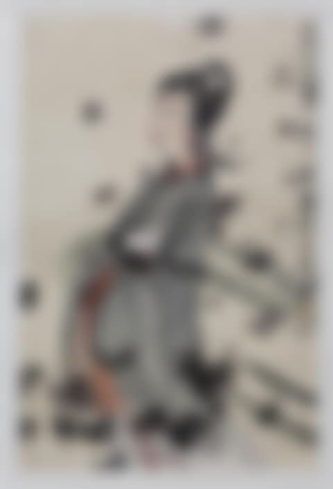 CHINESE SILK PAINTING DEPICTING A WOMAN (preview)
