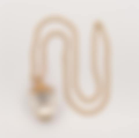 14K YELLOW GOLD AND GLASS STRAWBERRY PENDANT (preview)