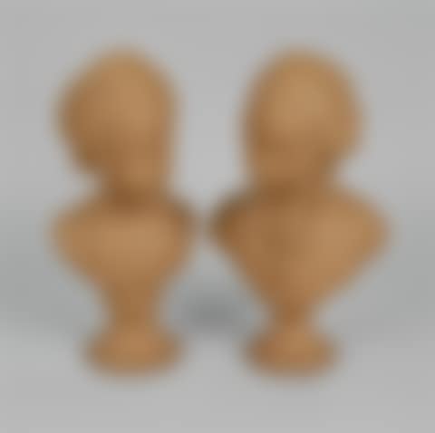 PAIR OF FRENCH TERRACOTTA BUSTS OF A YOUNG GIRL AND BOY (preview)