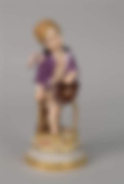 PORCELAIN FIGURE OF INJURED CUPID WITH CRUTCHES (preview)
