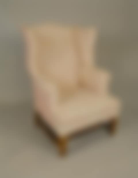 AMERICAN GRAIN PAINTED UPHOLSTERED WING CHAIR (preview)