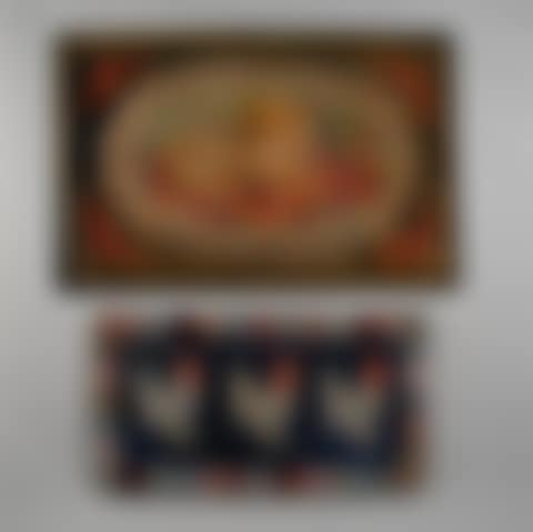 TWO AMERICAN HOOKED RUGS (preview)