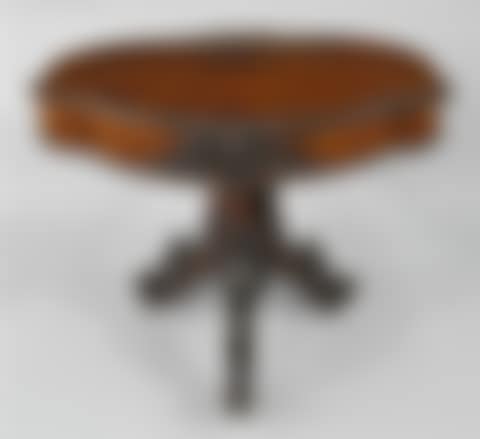 RARE AND UNUSUAL AMERICAN CARVED FIGURED MAHOGANY PATRIOTIC CENTER TABLE (preview)