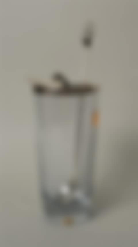 DANISH SILVER RIM GLASS COCKTAIL SHAKER (preview)