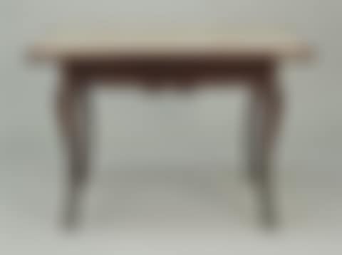 ITALIAN MARBLE TOP WALNUT SINGLE DRAWER WRITING TABLE (preview)