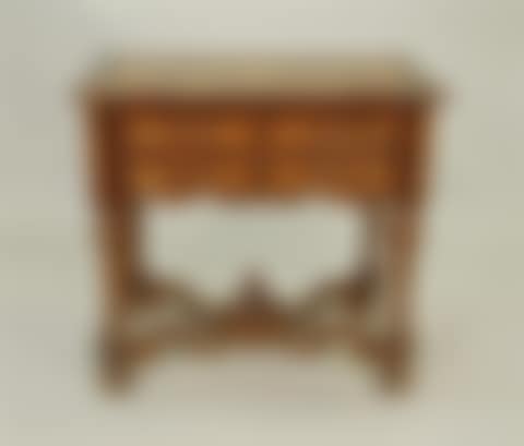 DUTCH MARQUETRY INLAID TWO DRAWER DRESSING TABLE (preview)