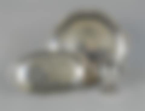 AMERICAN SILVER TWO HANDLED OVAL TRAY (preview)