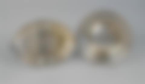 TWO GERMAN SILVER SERVING DISHES (preview)