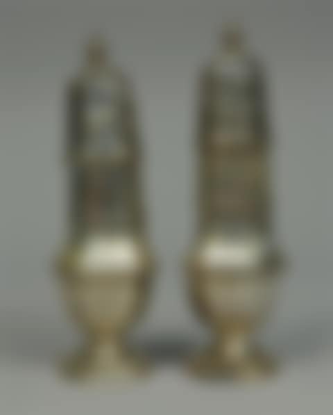 PAIR OF DUTCH SILVER CASTERS (preview)