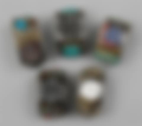 GROUP OF FIVE NATIVE AMERICAN STERLING AND TURQUOISE WATCH BRACELETS (preview)