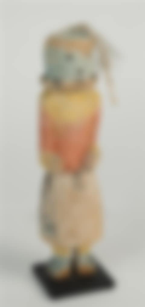 NATIVE AMERICAN CARVED AND PAINTED WOOD HOPI KACHINA DOLL (preview)