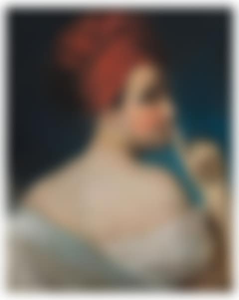 Woman with a red turban (preview)