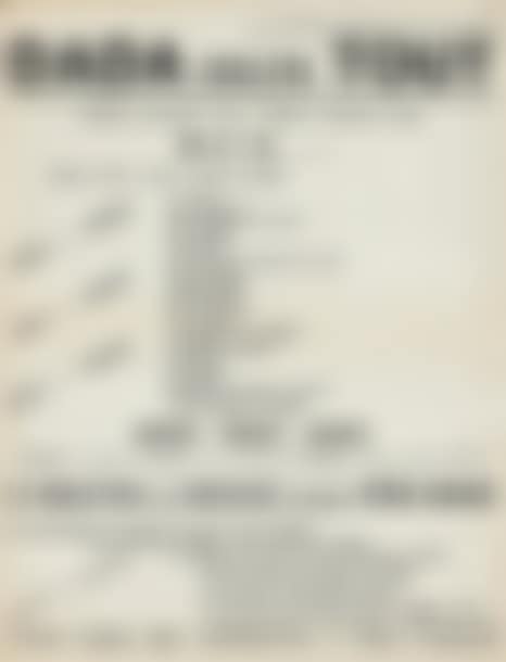 DADA LIFTS EVERYTHING. MANIFESTO TRACT (preview)