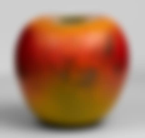 Sculpture in the shape of an apple (preview)