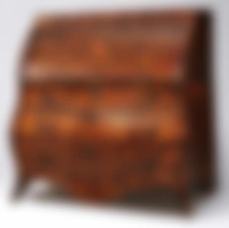 Roll flap secretary; A late 18th century Dutch secretaire (preview)