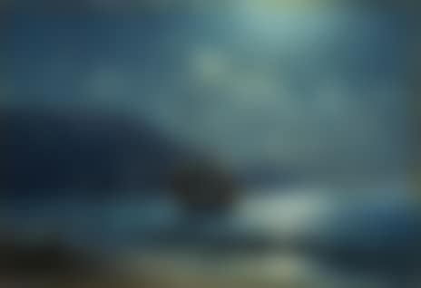 Sailing ship at beach in moonlight. Motives from the Crimea (preview)