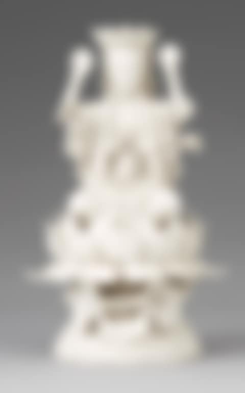A Chinese blanc-de-chine figure of ten-armed Guanyin (preview)