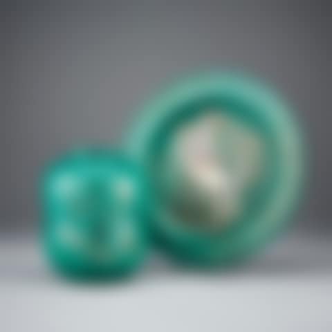 Dish and vase, two pieces. "Argenta" (preview)