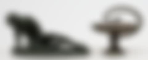 Sculpture and four dishes (preview)