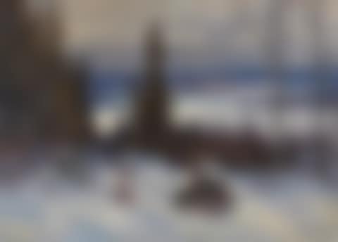 "Grey weather with glimpses of the sun - motif from Halvars near Ludvika, Dalarna" (preview)