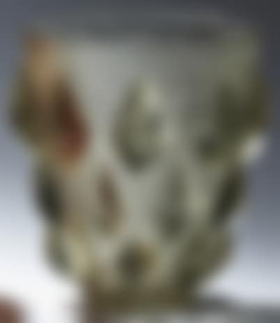 Vase. "Rampion (Cabouchons et fleurettes)" (preview)