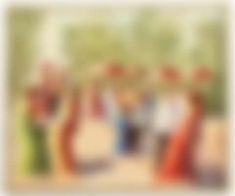 Society under red parasols (preview)