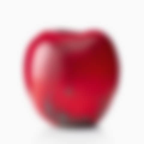 Sculpture in the shape of an apple (preview)