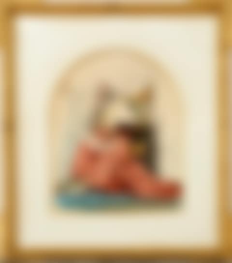 Cardinal in armchair (preview)