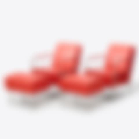 Armchairs with footstools, a pair. "Cinema" (preview)