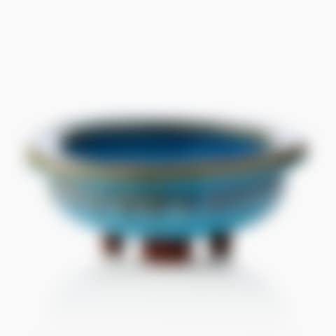 Bowl on four feet. Grandfather"s goods; A Wilhelm Kåge "Farsta" stoneware bowl on four feet (preview)