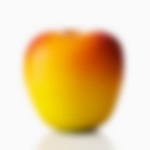 Sculpture in the shape of an apple; A Hans Hedberg faience apple sculpture (preview)