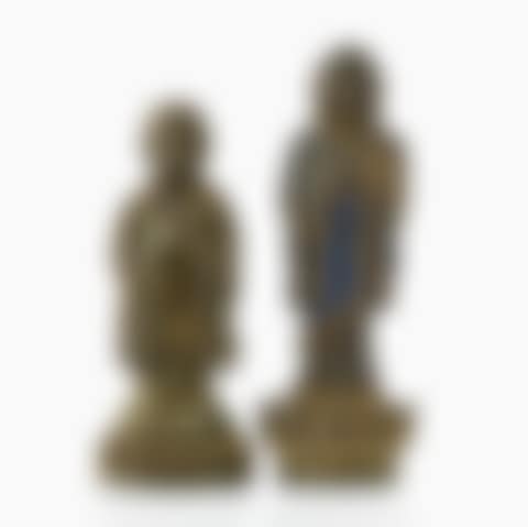 Two Chinese Bronze Figures of the Luohans Ananda and Kasyapa (preview)
