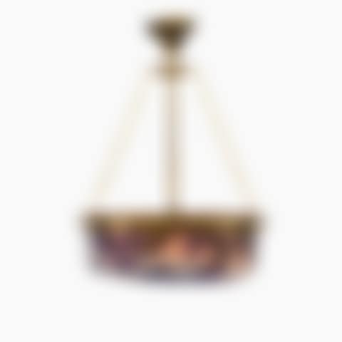 Art Nouveau cameo glass suspension light (preview)