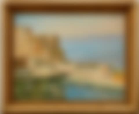 "View of harbor at Sta Lucia with Castel Ovo" (preview)