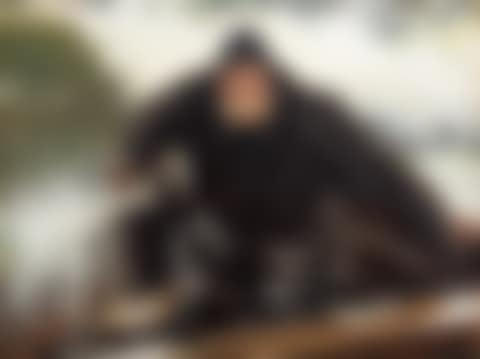 Fisherman at stormy sea (preview)