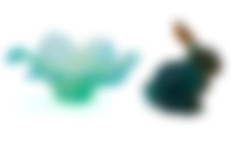 (2) Daum France art glass articles (preview)