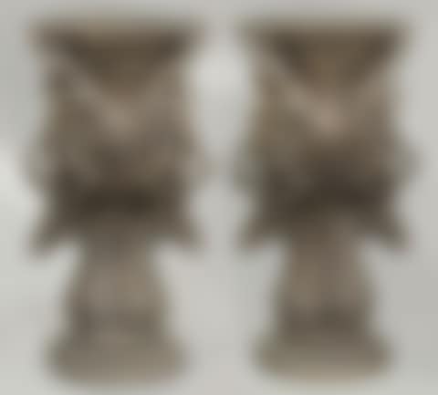 Large bronze garden urns (preview)