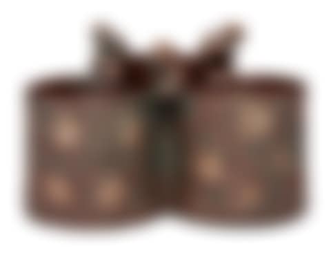 A Glazed Sewer Tile Trefoil Vase or Planter with Seated Monkeys (preview)