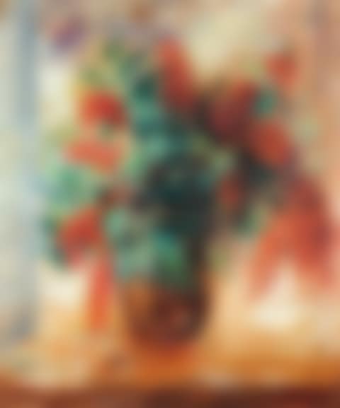 Flowers on a windowsill (preview)