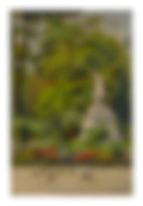 AU JARDIN DU LUXEMBOURG AND LES QUAIS DE SEINE À PARIS - ÉTUDE : A DOUBLE-SIDED WORK (preview)