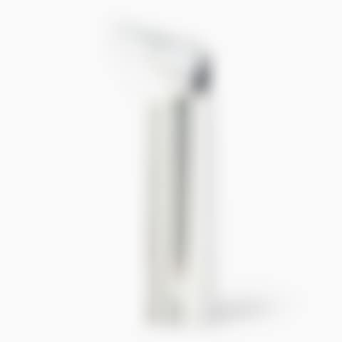 Floor lamp. "Chiara".; A Mario Bellini "Chiara" polished steel floor lamp (preview)