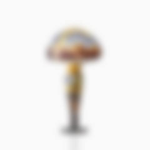 Table lamp; An Emile Gallé art nouveau cameo table lamp (preview)
