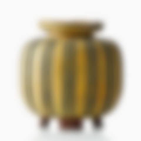 Urn on four feet. Grandfather"s goods; A Wilhelm Kåge "Farsta" stoneware urn on four feet (preview)