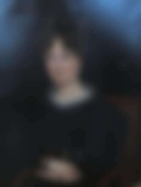 "Portrait of a lady dressed in black with a tulle collar." (preview)