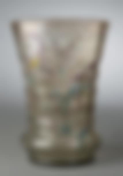 ° Vase with a conical corrugated body on a slightly swollen base and annular heel (preview)