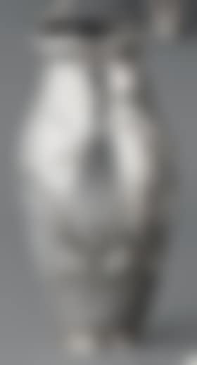 Small chiseled silver vase (preview)