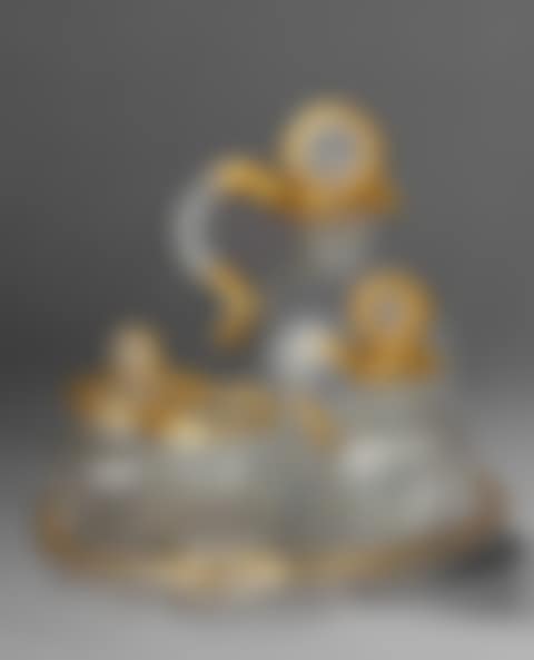 Water glass complete with its four pieces and its tray consisting of two pitchers (preview)