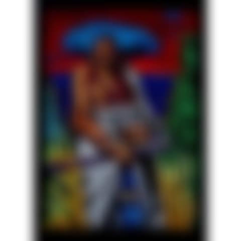 Indian with Peace Pipe (preview)