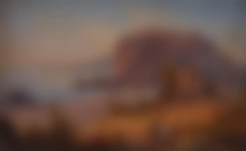Figures in a coastal landscape, a fort beyond (preview)