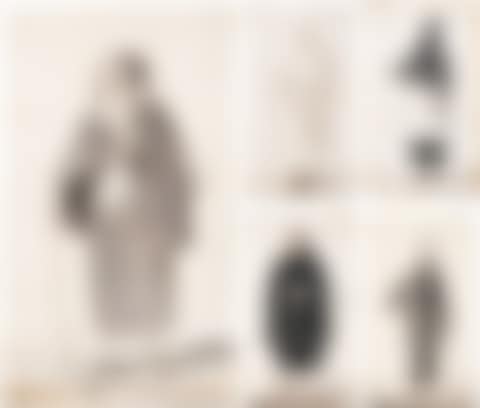 Study of a Franciscan; Study of a Carthusian; Study of a Benedictine; Study of a Cistercian; Study of an Abbé (preview)